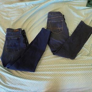2 pair of denizen from Levi’s jeans. Size 6.